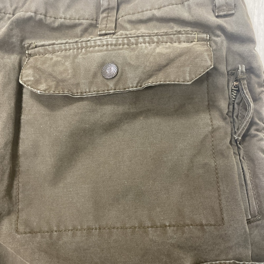 Old Navy Surplus Company Cargo Shorts Mens 36 Brown Heavy Y2K Military 2008 - Picture 6 of 11